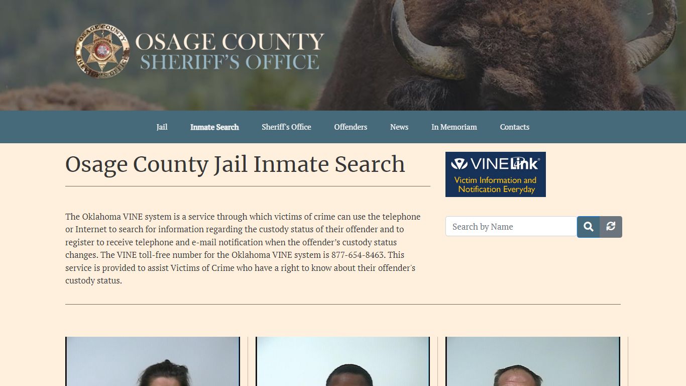 Inmate Search - Osage County Jail